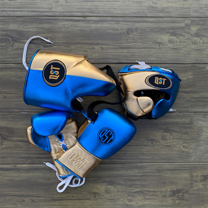 Top Selling Professional Boxing <b>Sets</b> <b>Gear</b> High Quality Custom Made Leather MMA Grappling Sparring Training Boxing Gloves Bag <b>Set</b> - Product Image 3