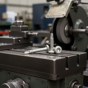 Vis autoforeuses à tête fraisée en acier inoxydable, classe 8, filetage standard, Phillips/entaille cruciforme, haute résistance, résistantes à la corrosion - Product Image 1