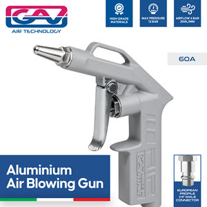 Pistola de Aire Profesional GAV de Alta Calidad Fabricada en Italia, de Aluminio, 60A con Boquilla Estándar para Compresores de Aire - Product Image 2