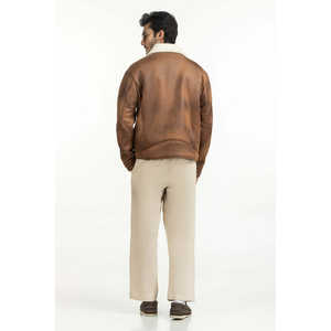 เสื้อแจ็คเก็ต MN-JKT-WS25-119 ทรงปกติ ไซส์ XS คอตั้ง ปิดด้วยซิป สไตล์สตรีทแฟชั่น สำหรับฤดูใบไม้ผลิและฤดูหนาว - Product Image 6