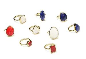 Lapis Lazuli Oval Shape Gemstone Size18x14mm Gold Vermeil 925 <b>Sterling</b> <b>Silver</b> Bezel <b>Set</b> Classic Unisex <b>Ring</b> - Product Image 5