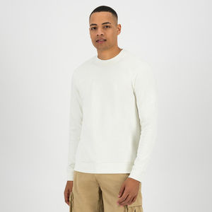 Sudadera unisex de talla grande de manga larga con hombros descubiertos, sudadera 100% de algodón, sudadera personalizable, forro polar sólido - Product Image 1