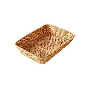 Merveilleux plateau de service en rotin bambou, plateau décoratif fait à la main pour table de rangement, décor de maison de ferme - Product Image 6