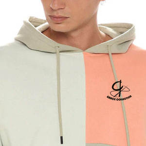 เสื้อฮู้ดไหล่ตกแฟนซีของผู้หญิงสไตล์ใหม่ผ้าฝ้าย100% สีพื้นเสื้อฮู้ดของผู้ชายสำหรับปกเสื้อมีฮู้ดในฤดูหนาว - Product Image 3