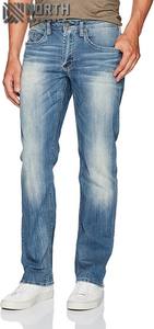 2025, pantalones vaqueros rectos bordados personalizados para hombre, cintura media, moderno, liso, teñido, lavado con piedra, mezclilla, informal, estilo de verano, logotipo de etiqueta - Product Image 3