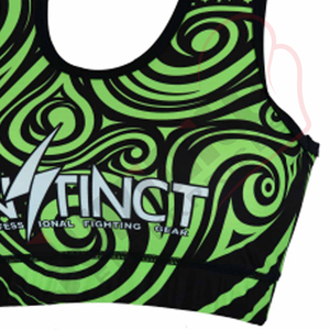 Women Lightweight Reversible Sports Bra Custom Soft Breathable Fitness <b>Apparel</b> Professional Fight Wear Plus Size Print - Product Image 6
