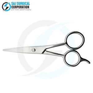 กรรไกรตัดหนวดเคราสีทองหรูหราขนาด4.5นิ้วทำจากเหล็กเยอรมันมีด้ามจับประดับเพชรสำหรับร้านเสริมสวยระดับพรีเมียม - Product Image 4