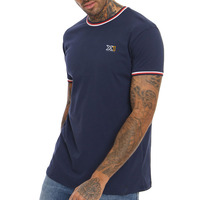 T-shirt personnalisé en coton et bambou tricoté pour homme, éco-responsable, dernière mode, qualité supérieure 180g, coupe courte, prix raisonnable, directement de l'usine