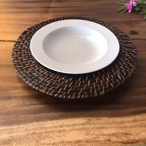 Rattan <b>Placemat</b> for Dining Tables Natural Materials Vietnam Wholesale From Vietnam made from rattan material - Product Image 2
