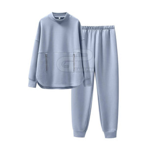 Ensemble deux pièces oversize pour femme, haut et pantalon amples, tenue décontractée, ensemble deux pièces oversize pour tous les jours - Product Image 2
