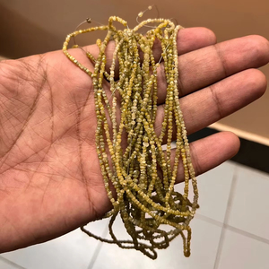 Perles de diamant brut jaune naturel perles de pierre produit - Product Image 1