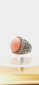 Custom Made Brass Finger <b>Rings</b> with Amethyst Stones Available with Large Sized Stones Suitable for Use As Cocktail <b>Rings</b> - Product Image 3