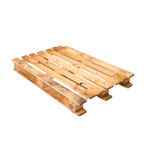 100% Virgin HDPE Reforzado Euro Pallet Entrada de 4 vías Tres pies Tres corredores Plástico liso sólido (PE) Almacenamiento en estante - Product Image 6
