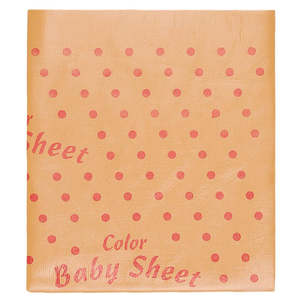 Newborn <b>Plastic</b> <b>Sheet</b> - Orange - Product Image 1