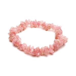 Arihant Gems & Jewels Unisex Rose Chips Bracelet Natural & Certified Astrological Crystal Positive Effect for Both <b>Men</b> - Product Image 2