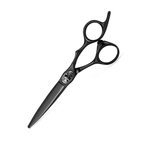 Tijeras de corte de pelo de peluquero de acero inoxidable con revestimiento de Color negro Tijeras de corte de pelo de peluquero de acero alemán VG10 - Product Image 4