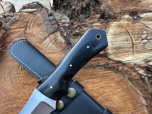 Venta caliente Cuchillos rectos Hoja de acero inoxidable G10 Mango Rastreador DE SEGURIDAD Cuchillo de caza para acampar al aire libre - Product Image 5