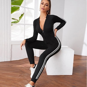 2025 New Arrivals Jump Suit Custom logo Basic Bodysuits <b>Women</b> One Piece <b>Jumpsuits</b> and <b>for</b> Woman - Product Image 3