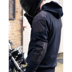 Sweat à capuche pour moto, personnalisé, imperméable, hiver, protection CE, rembourré, en polaire, pour homme, manches longues, pull-over - Product Image 4