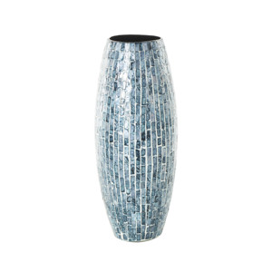 नई वस्तु नीले और सफेद माँ के लिए घर के लिए नीले लहजे के साथ मोती vase की नई वस्तु नीले और सफेद माँ