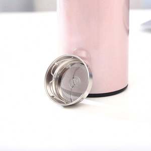 Bouteille d'eau isotherme personnalisée en gros pour entreprise, en acier inoxydable à double paroi, 350 ml, avec filtre - Product Image 6