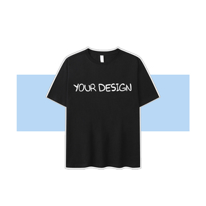 Camisetas de gran tamaño con hombros caídos, camiseta de manga corta a la moda con impresión personalizada, camiseta de verano de alta calidad para hombres - Product Image 2