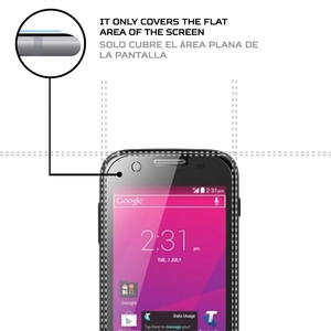 ฟิล์มกันรอยหน้าจอ ANTISHOCK สำหรับ ZTE Telstra Evolution T80 ฟิล์มป้องกันโทรศัพท์มือถือระดับพรีเมียม - Product Image 3