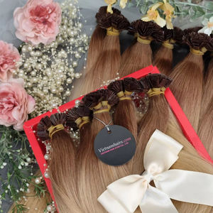 Meilleure vente 2025 haute qualité 100% extensions vierges crues vietnamiennes droite pleine cuticule pointe plate Super Double dessiné en gros - Product Image 1