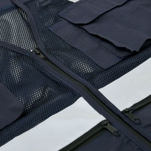 Adjustable Elastic <b>Reflective</b> Polyester Material Made Lightweight Safety Vest for Men and Women Vest for Safety Wear OEM - Product Image 3