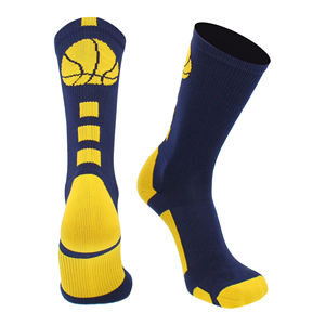 Chaussettes de sport pour hommes en coton à compression avec logo personnalisé, impression par sublimation, design athlétique, best-seller - Product Image 3
