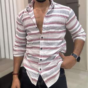 100% Cotton Satin Casual Breathable <b>Shirt</b> for Men's Highest Quality Quick Dry with Horn Button Closure <b>Cheap</b> Price Wholesale - Product Image 3