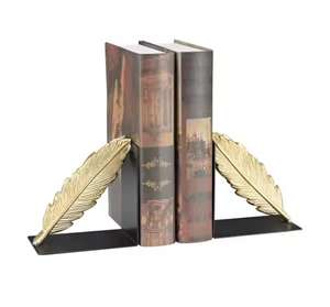 Modern <b>Office</b> & Home Desk Organizer Bookends with Animal Sculpture Crafts Metal Base Bookend for <b>Bookshelf</b> Decor - Product Image 4