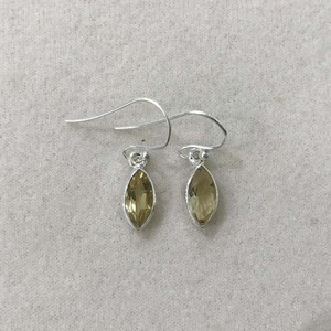 Boucles d'oreilles en argent sterling 925 avec citrine taillée, bijoux indiens tendance pour femmes, avec perle, boucles d'oreilles tendance pour femmes, idéales pour un cadeau - Product Image 4