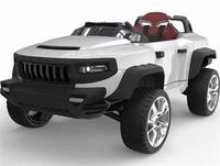 Voiture à pédales 4x4 Henes Broon T870 modèle authentique 24V avec tablette (RC) blanche, origine Hawaï