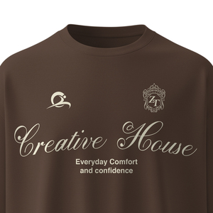 เสื้อยืดโอเวอร์ไซส์ผู้ชาย แบรนด์สั่งทำพิเศษ พรีเมียม เป็นมิตรกับสิ่งแวดล้อม ระบายอากาศได้ดี คอกลม น้ำหนัก 240 กรัม แขนสั้น ผ้าถัก ทรงหลวม สวมใส่สบาย - Product Image 5