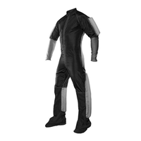 Trajes de Neopreno Integrales para Deportes de Vuelo, Paracaidismo y Parapente, con Cierre Completo en el Pecho y Agarraderas, para Adultos
