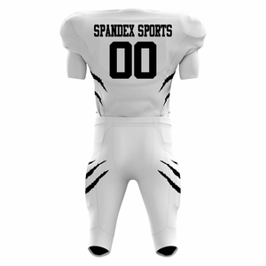 Maillots d'équipe personnalisés uniques, kits de football américain, manches courtes d'été, respirants, séchage rapide, 100% polyester, unisexe, adulte - Product Image 2
