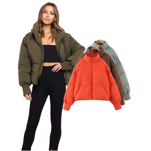 Veste matelassée à capuche unisexe, plusieurs couleurs, épaisse, chaude, imperméable, coupe-vent, longueur régulière, veste à bulles, streetwear - Product Image 1