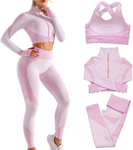 Conjunto de Ropa de Yoga Transpirable Estampada para Mujer, Otoño Invierno, Sujetador Deportivo Sin Costuras, Leggings, Estilo Urbano, Cómodo para Fitness - Product Image 2
