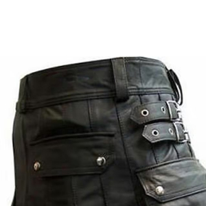 Nouveau kilt en cuir pour femmes de style traditionnel écossais, couleur unie, avec poche, couleur et logo personnalisés, toutes les tailles disponibles - Product Image 6