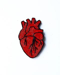 Colgante de Corazón Victoriano Rojo Sagrado de Moda Fina, Estilo Bohemio con Cuentas de Vidrio de Colores, Aleación Duradera y Ecológica - Product Image 6