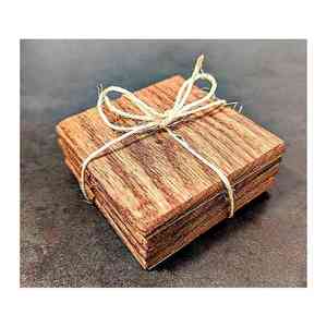 ที่รองแก้วไม้วอลนัทงานแฟนซีทำมือสั่งทำรูปร่างตามสั่ง - Product Image 4