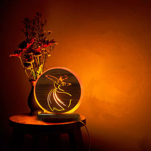 100% naturel Premium qualité Himalaya rose sel lampe haute qualité maison décorative sculpté lettre Style OEM vente en gros Pakistan - Product Image 2