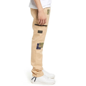 Marque privée Pantalons cargo pour hommes à vendre Pantalons cargo pour hommes de couleur unie Pantalons cargo multi-poches - Product Image 3