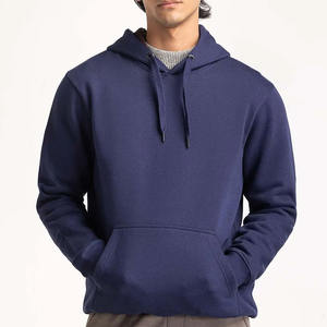 Sudadera con Capucha de Moda para Hombre, Manga Larga, Personalizada con Logotipo, Color Sólido, Mezcla de Algodón - Product Image 1