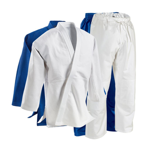 ว่าง Judo GI ศิลปะการต่อสู้ชุดยูโดที่กำหนดเองทำด้วยผ้าทอเดี่ยวที่มีคุณภาพสูงและตัวเลือกการปรับแต่ง - Product Image 1