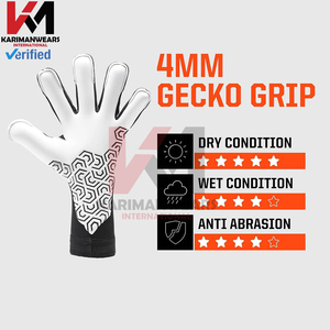 Gants de gardien de but de football professionnels avec une forte adhérence en latex, matériau respirant, protection des doigts pour l'entraînement et les matchs - Product Image 4