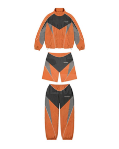 Chándal Cortavientos con Pantalón y Chaqueta 100% Nailon, Logotipo de Marca, Paneles con Líneas Reflectantes, Chándal Cortavientos de Trabajo para Hombre - Product Image 4