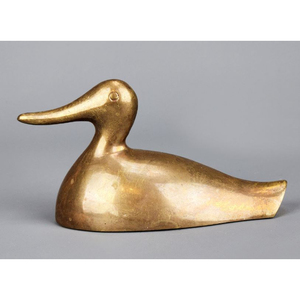 Ornement de bureau Sculpture animale Décoration de table Sculpture de couleur dorée Sculpture décorative de conception moderne de cygne au prix le plus bas - Product Image 4