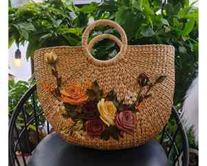 Bolsa de jacinto de agua de gran capacidad con bolsa de jacinto de agua de tejido Premium adecuada para venta al por mayor al por menor y exportación OEM - Product Image 2